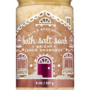 Bath & Body Works / Bright Lemon Snowdrop Bath Salt Soak 🍋 ❄️ CHRISTMAS